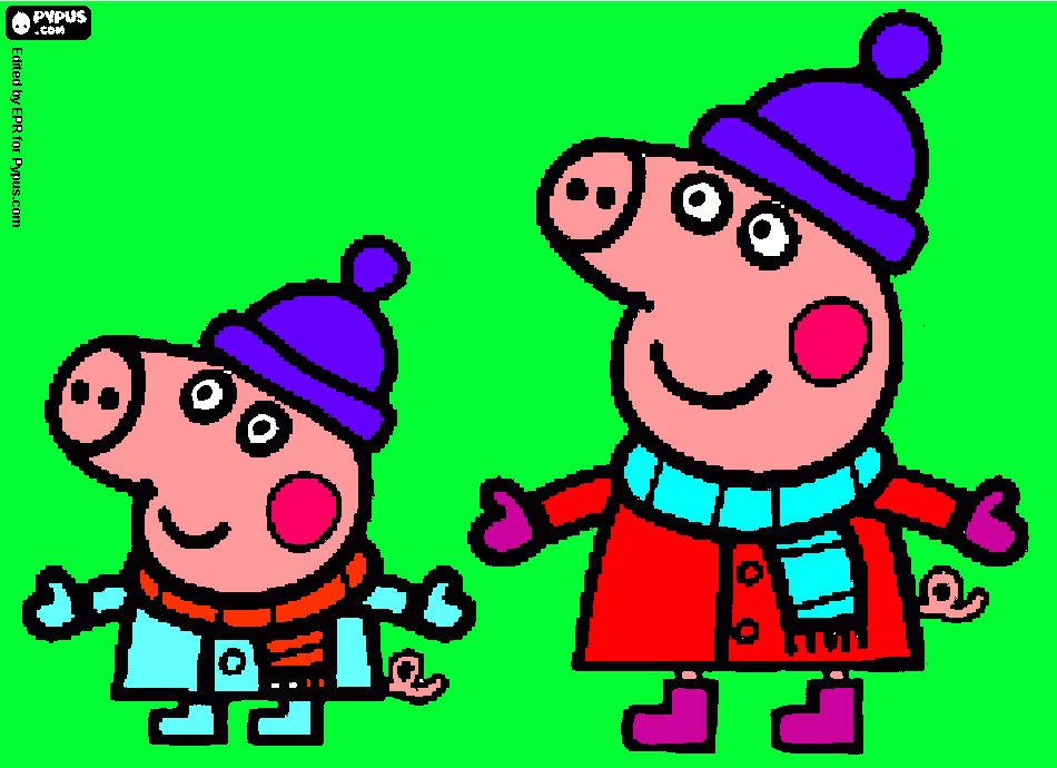 dibujo hecho por komino para colorear