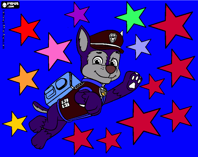 DIBUJO MARSHAL para colorear