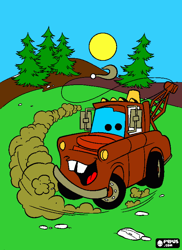 dibujo mata para colorear