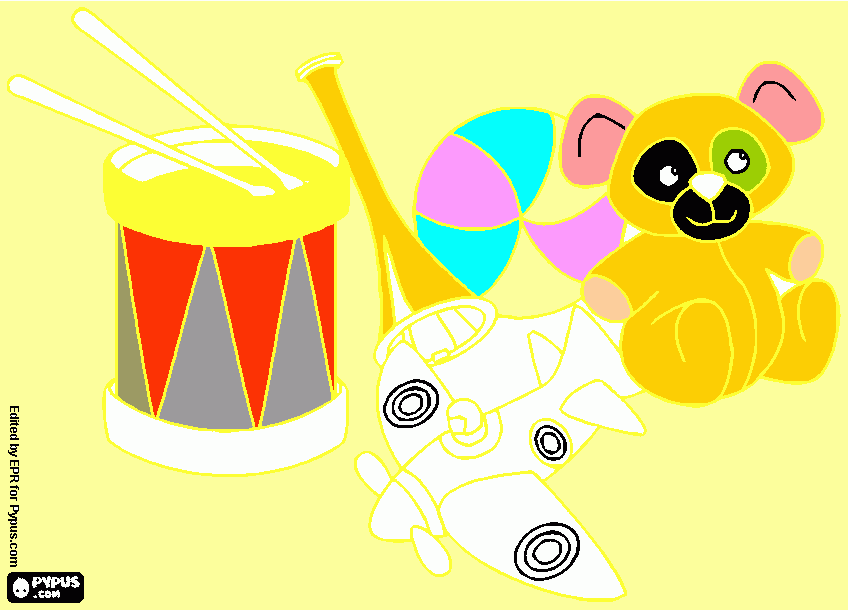 DIBUJO MULTICOLORES  para colorear