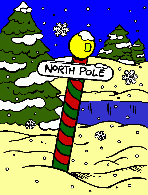 dibujo navideño plastica para colorear