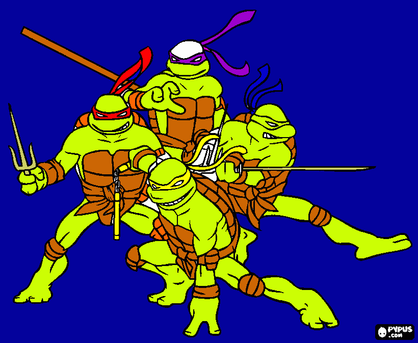dibujo ninja para colorear