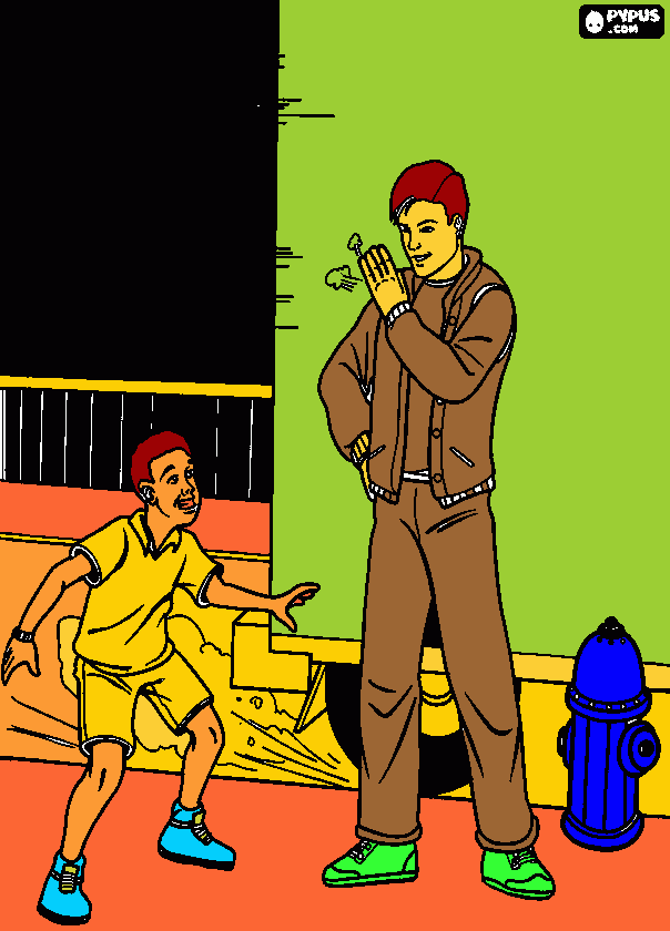 dibujo online de carlos para colorear