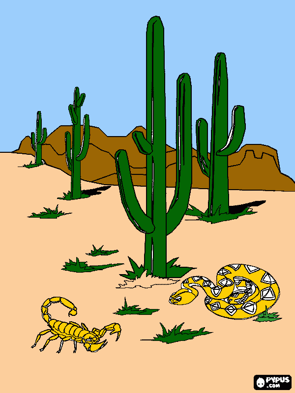 dibujo paisajista para colorear