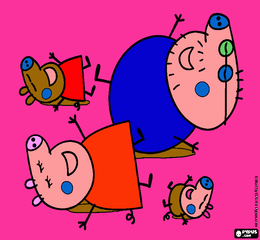 Dibujo que pinté en la compu de mamá para colorear