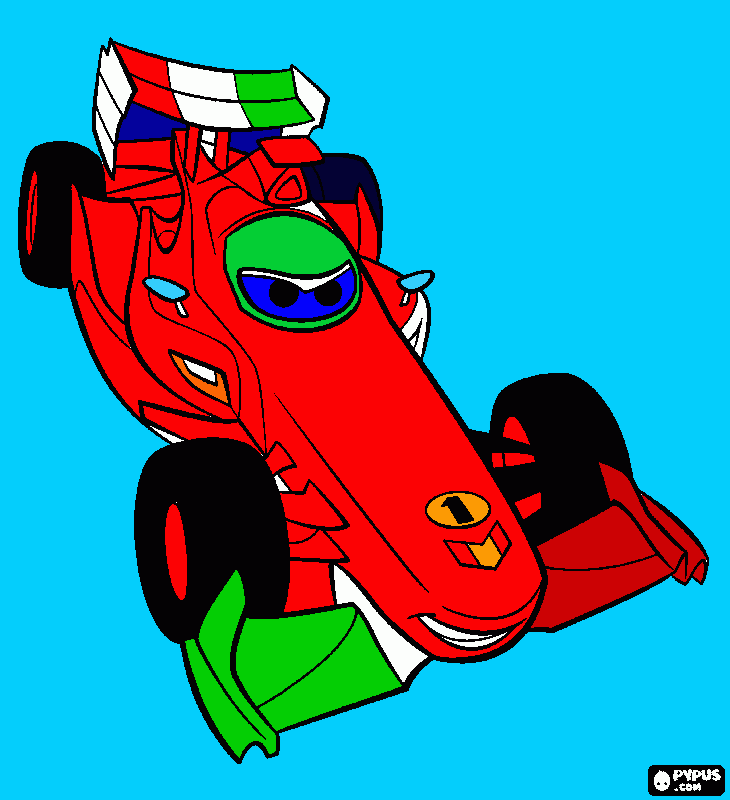 Dibujo rayos para colorear