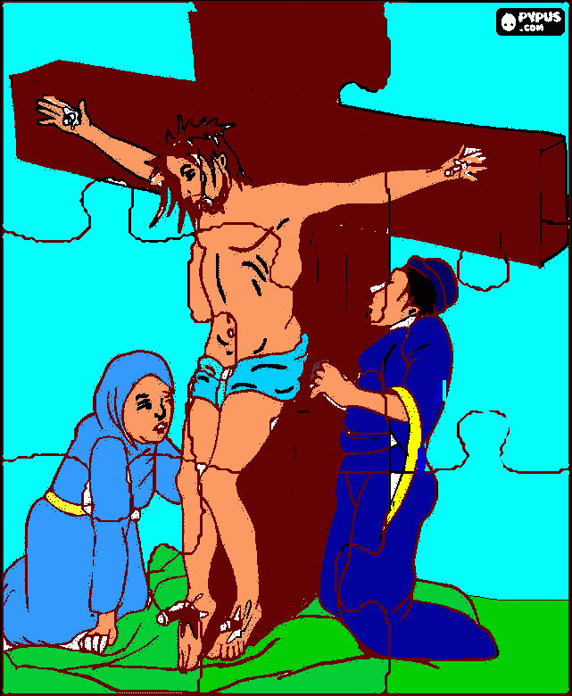 dibujo Sr de Milagros para colorear