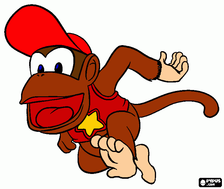 didi kong para colorear
