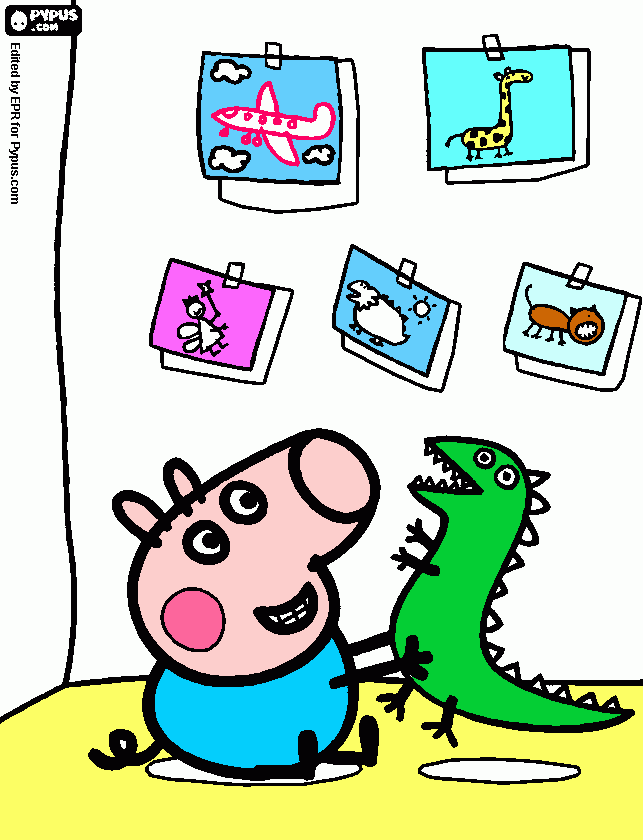 DIDISAURIO para colorear