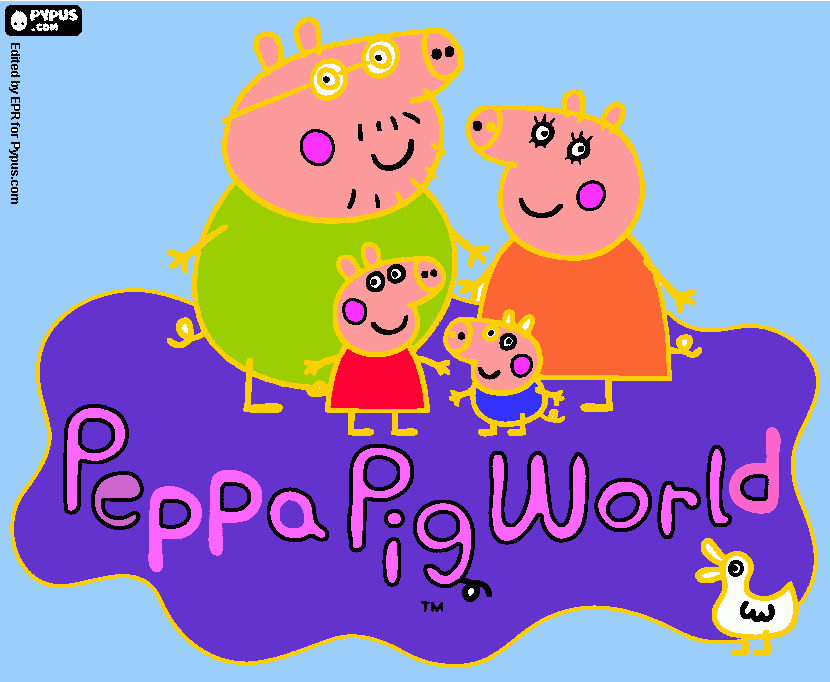 Dijujo pepa para colorear