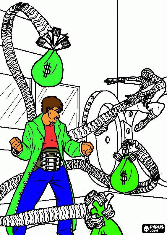 dinero para colorear