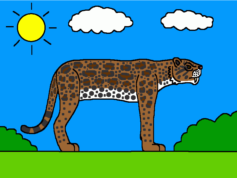 dinictis para colorear