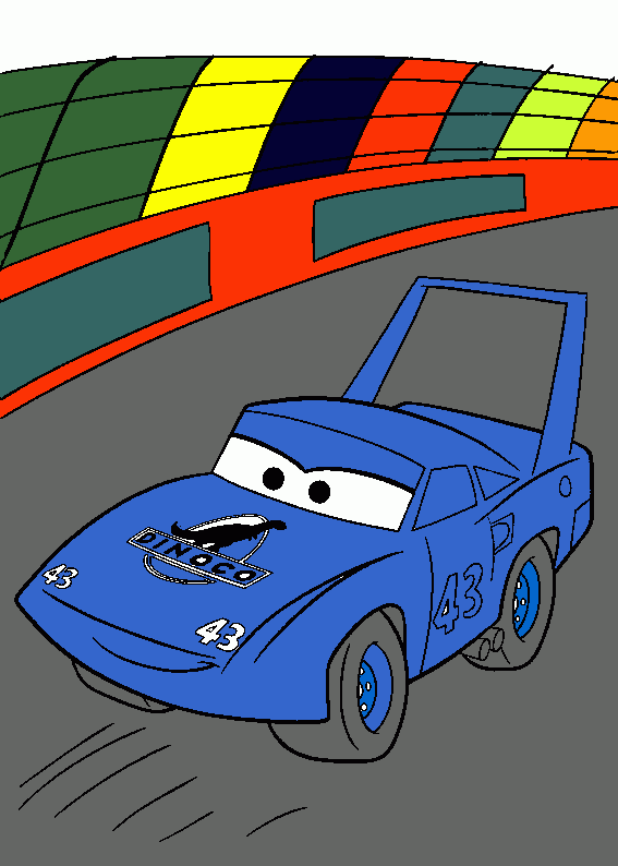 dinoco para colorear