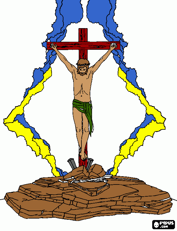 DIOS en la cruz para colorear, DIOS en la cruz para imprimir DIOS en la cruz para colorear, DIOS en la cruz para imprimir