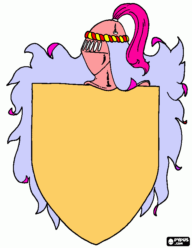 dipoloma caballera para colorear