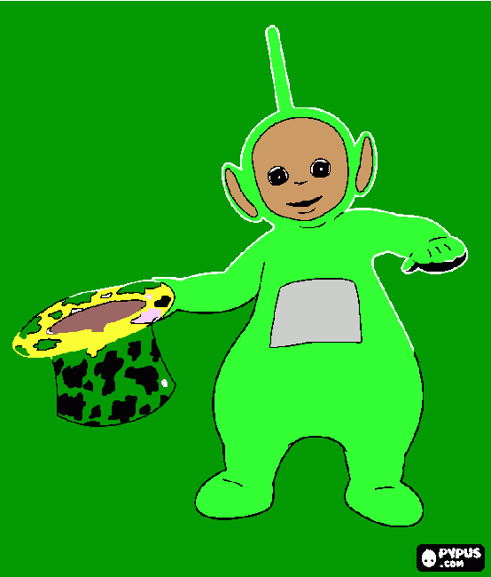 Dipsy para colorear