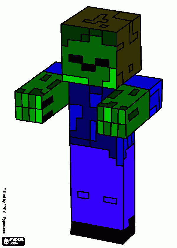 disfruta minecraft para colorear