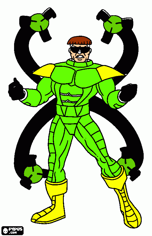 doctor octopus para colorear