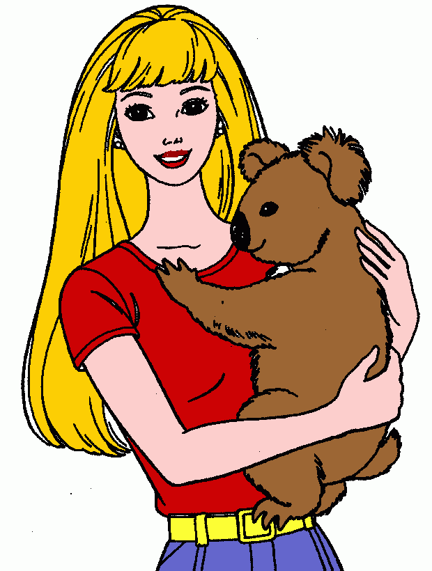doctora de animales para colorear