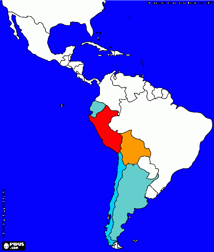 donde estan los incas para colorear