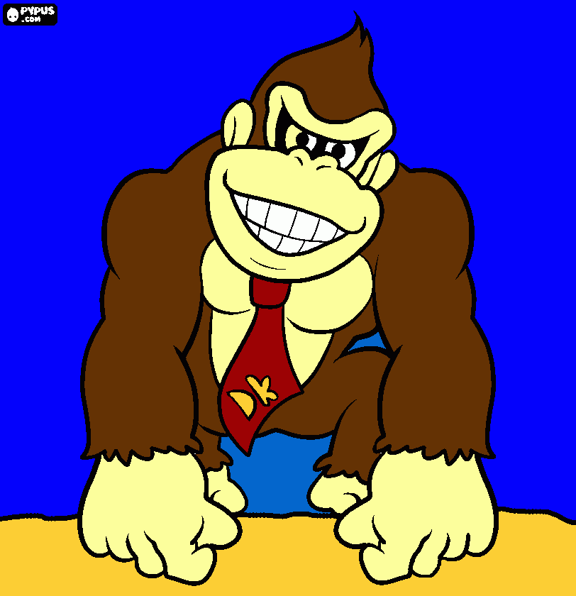 donkey para colorear
