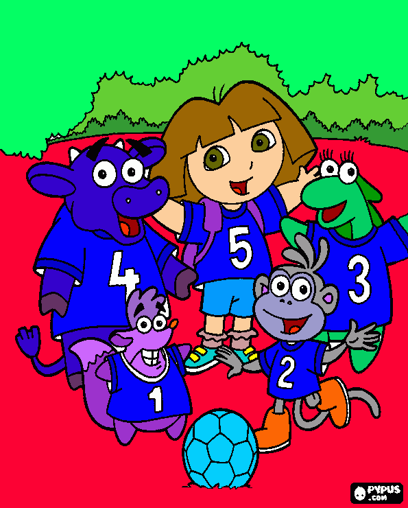 doora para colorear