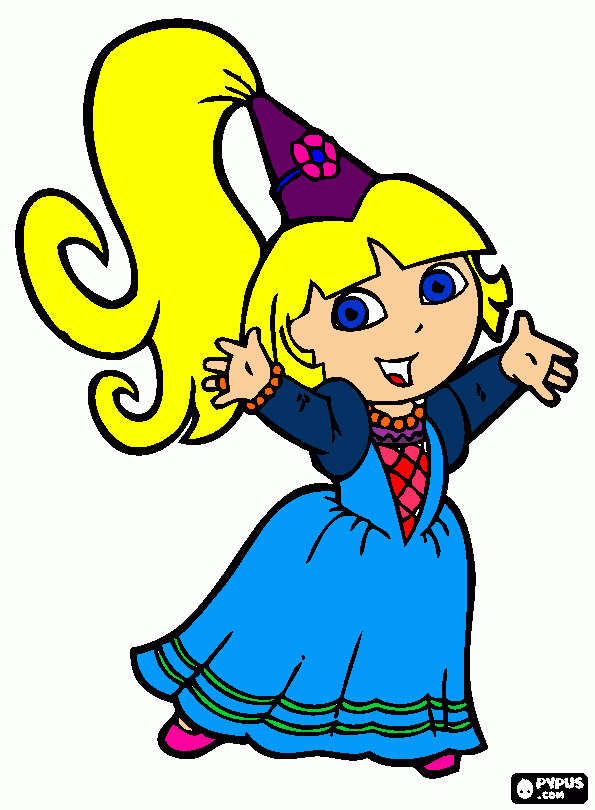 dora la exploradora princesa para colorear