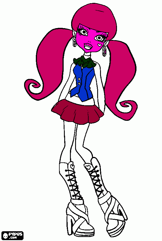 draculauraura  para colorear