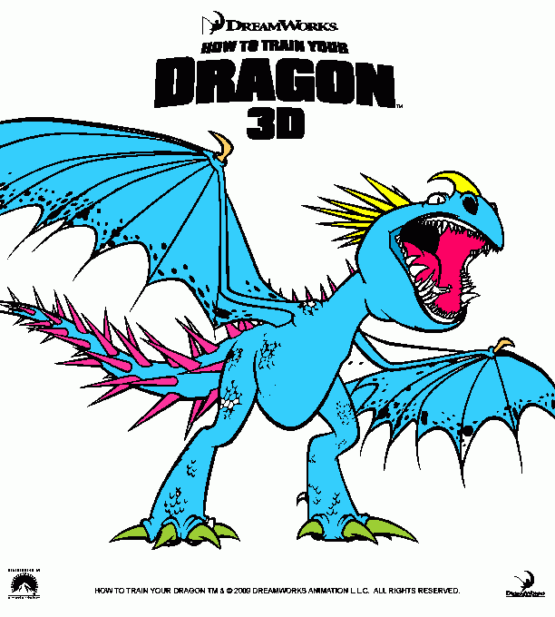 dragon celeste para colorear