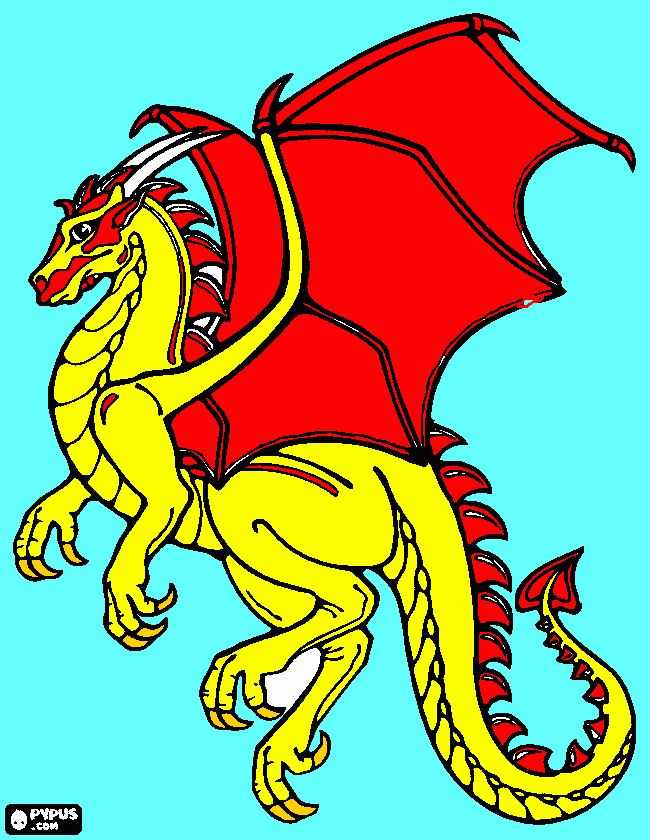 dragon city para colorear