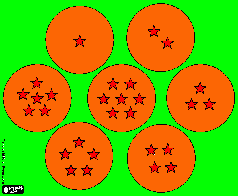 dragonball gt para colorear