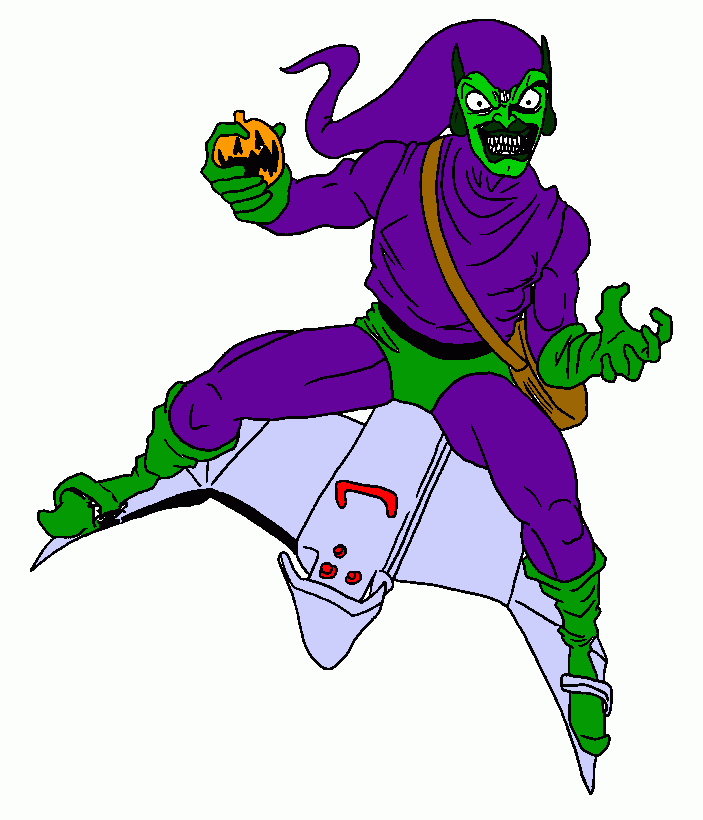 duende verde para colorear