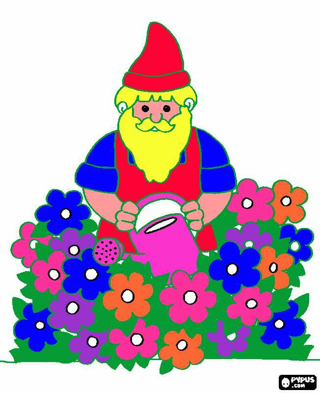 duendecillo para colorear