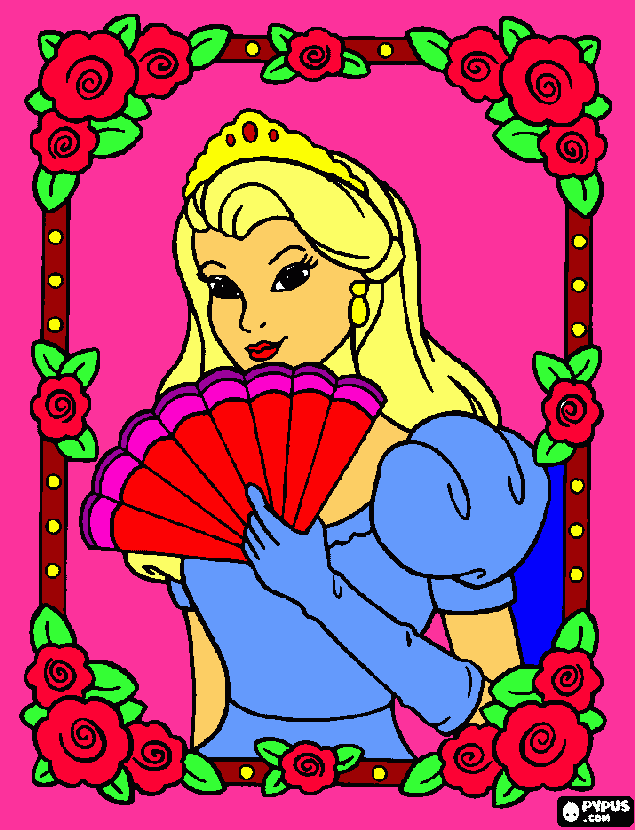 EL ABANICO para colorear