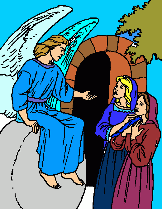 el angel gabriel para colorear