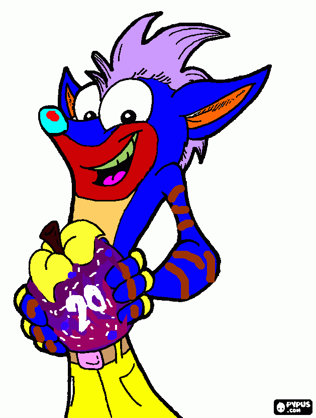 EL BANANERO DONALD TRUMP CRASH 20 para colorear