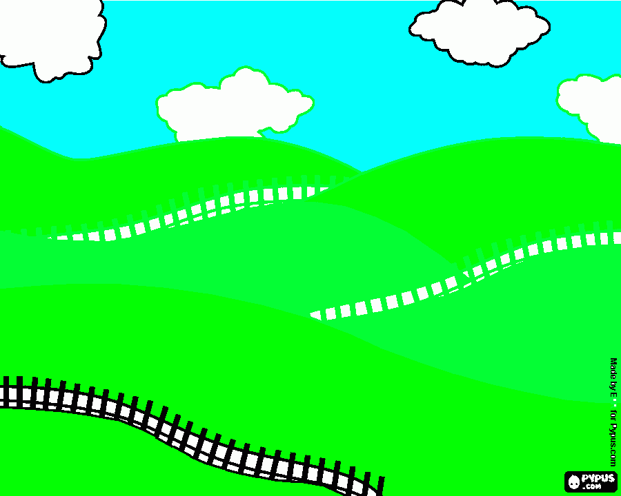 el camino al mundo para colorear