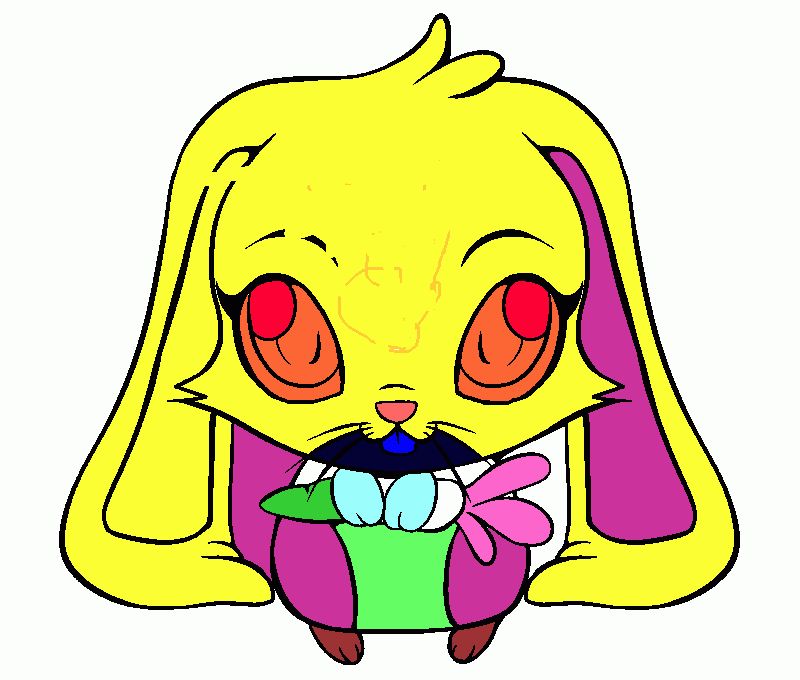 el conejo saltarin para colorear