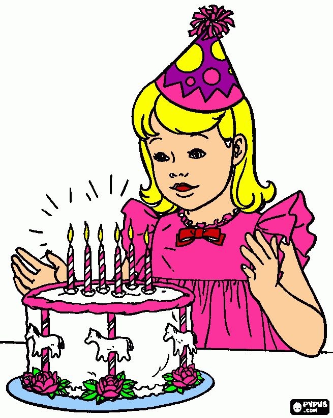 el cumpleaños de mi abuelita  para colorear