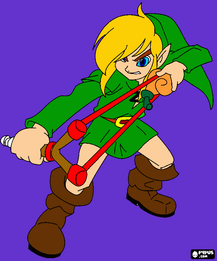 el dany se trauma con todo lo que sea de link....... para colorear