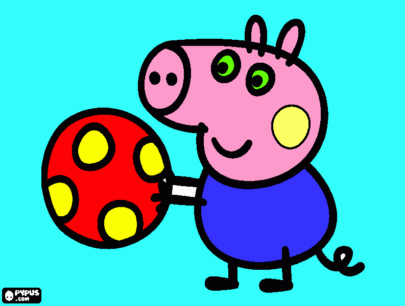 el dibujo es de gorge y lo iso mi hermano emanuel para colorear