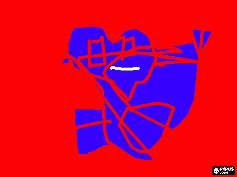 el dibujo mas feo para colorear