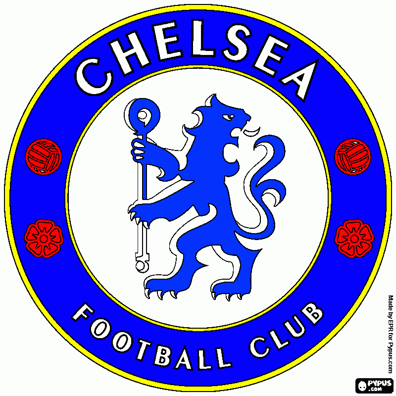 el escudo del chelsea para colorear