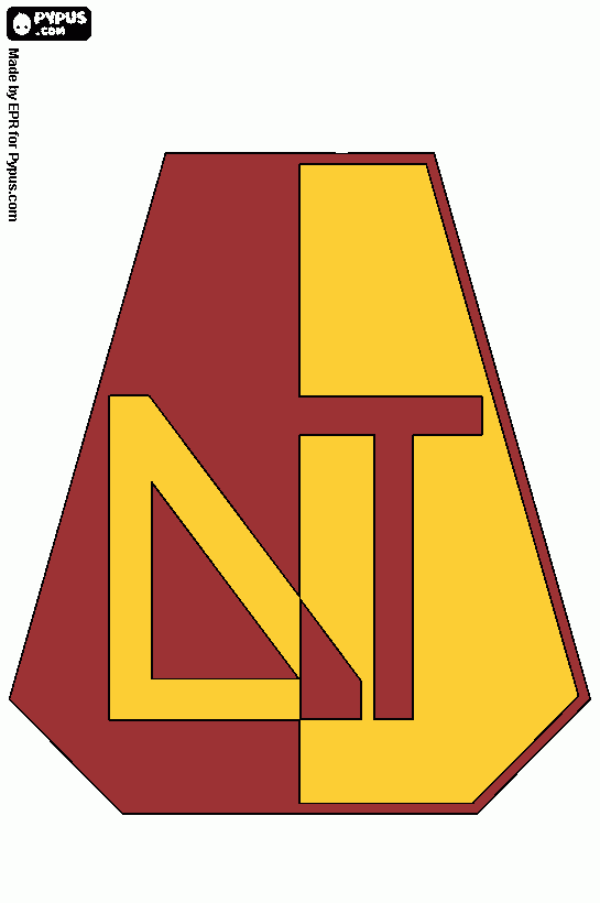 El escudo del Deportes Tolima para colorear