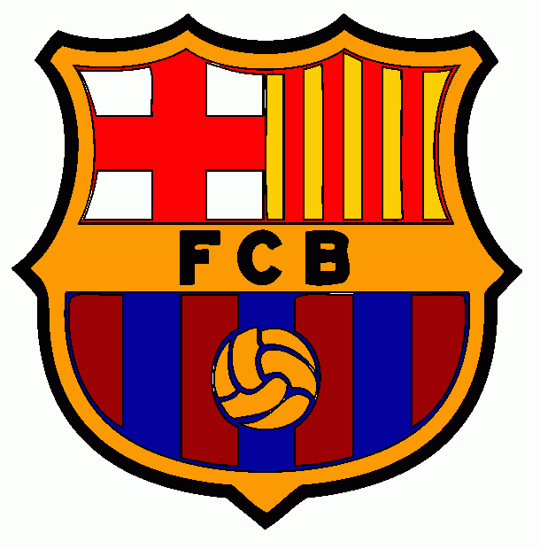 el fcBarcelona para colorear