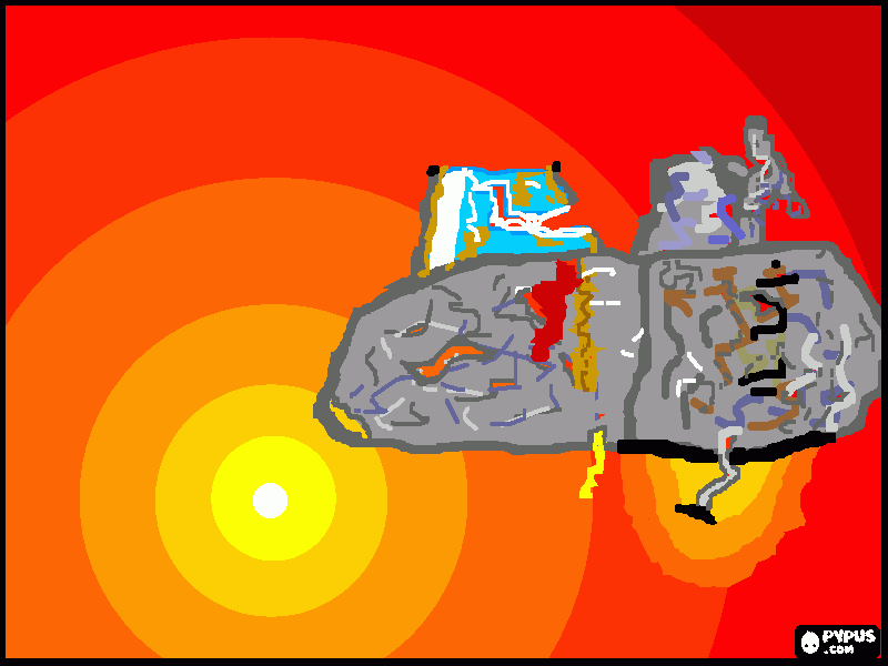el fin  del mundo para colorear