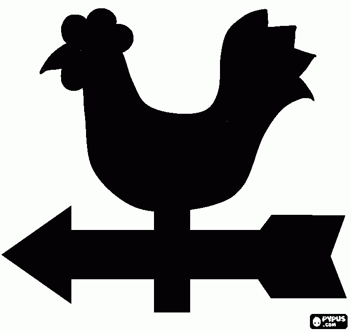 el gallo corokoco para colorear