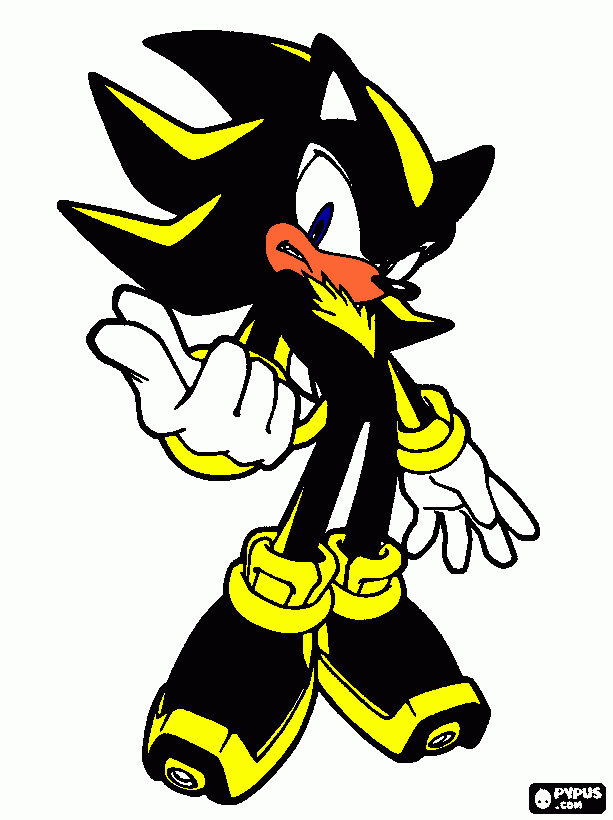 el hijo de  shadow para colorear