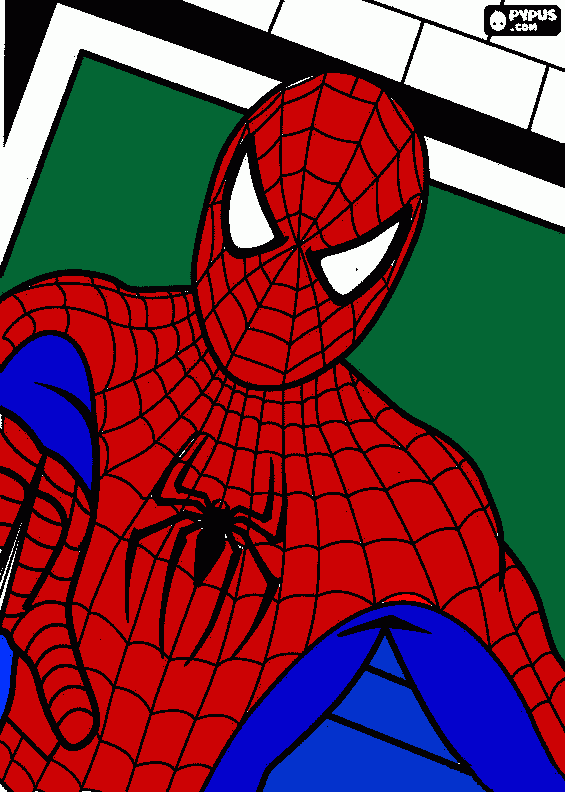 El Hombre Araña by Tomy 2013 para colorear