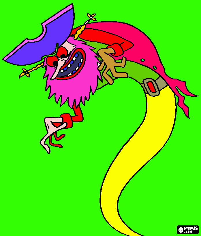 el horandes errante para colorear